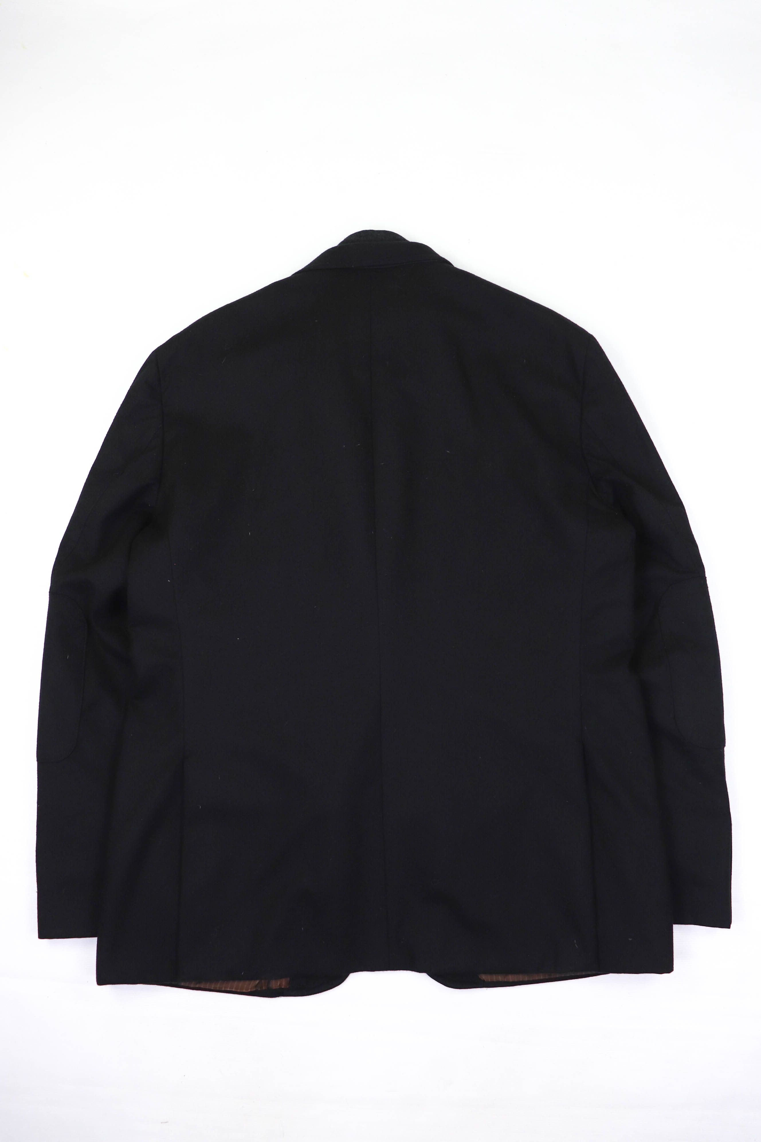 Pal Zileri PAL ZILERI Concept Black Wool Sport Coat Blazer Jacket Size 48R - 2 Thumbnail