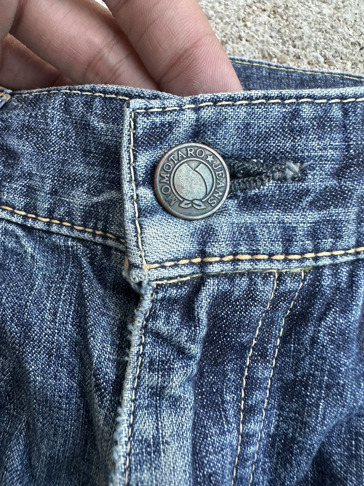 Momotaro Jeans Momotaro Selvedge Distressed Jeans Denim W29 Size US 29 - 8 Thumbnail