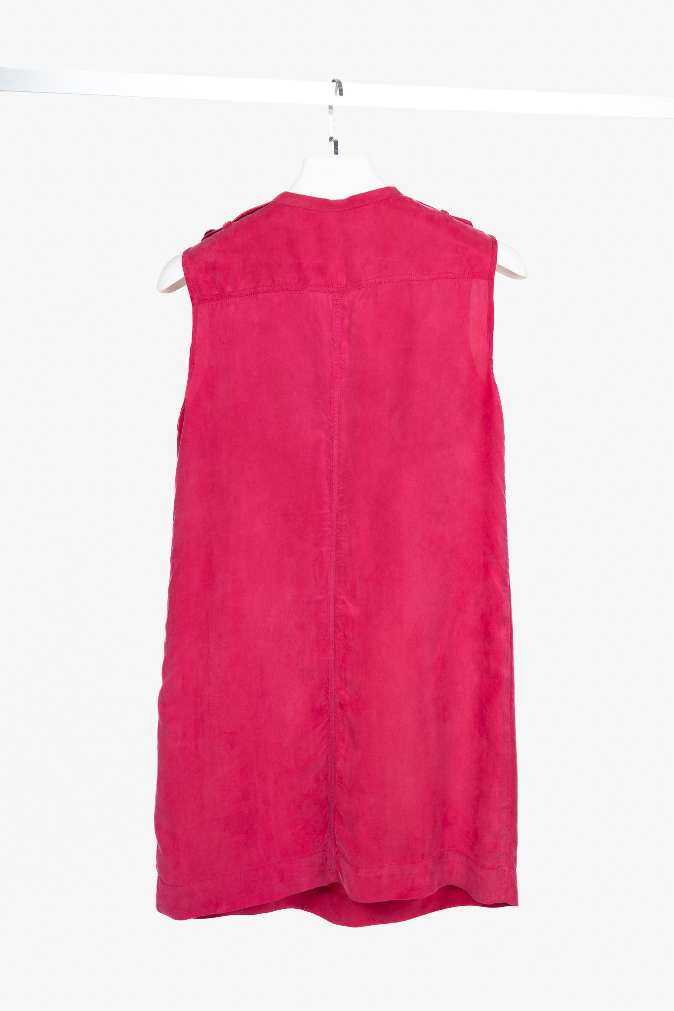 Burberry Burberry Pink Zip-Front Pocket Mini Dress Size S / US 4 / IT 40 - 2 Thumbnail