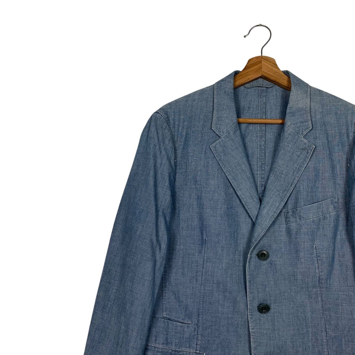 Lemaire × Uniqlo UNIQLO and LEMAIRE Jeans Blazer Suit Jacket #2335-C104 Size US S / EU 44-46 / 1 - 6 Thumbnail