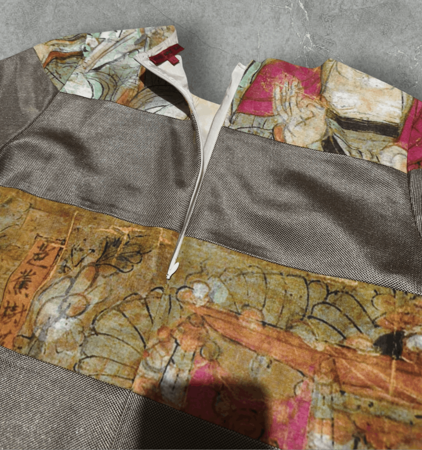 Vivienne Tam 90s Vivienne Tam Buddha Blouse Size L / US 10 / IT 46 - 6 Thumbnail