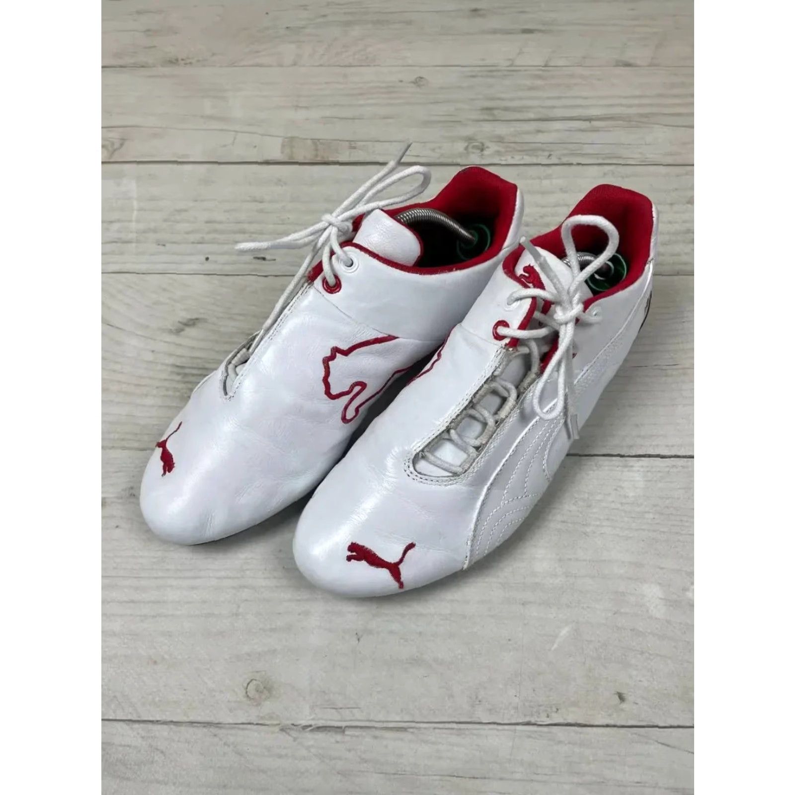 Puma Puma Speedcat Leather Sneakers White Men 8.5 US Sneakers Cat Theme Casual Athletic Shoes Size US 9 / EU 42 - 4 Thumbnail