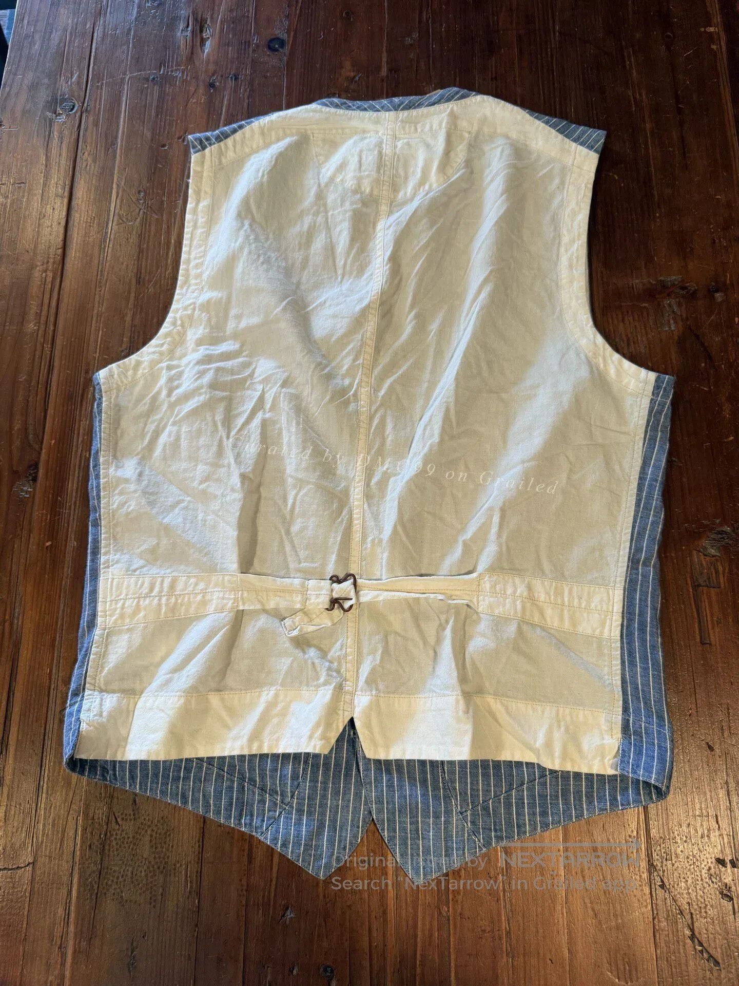 RRL Ralph Lauren RRL Ralph Lauren Striped Vest. Size US S / EU 44-46 / 1 - 2 Thumbnail