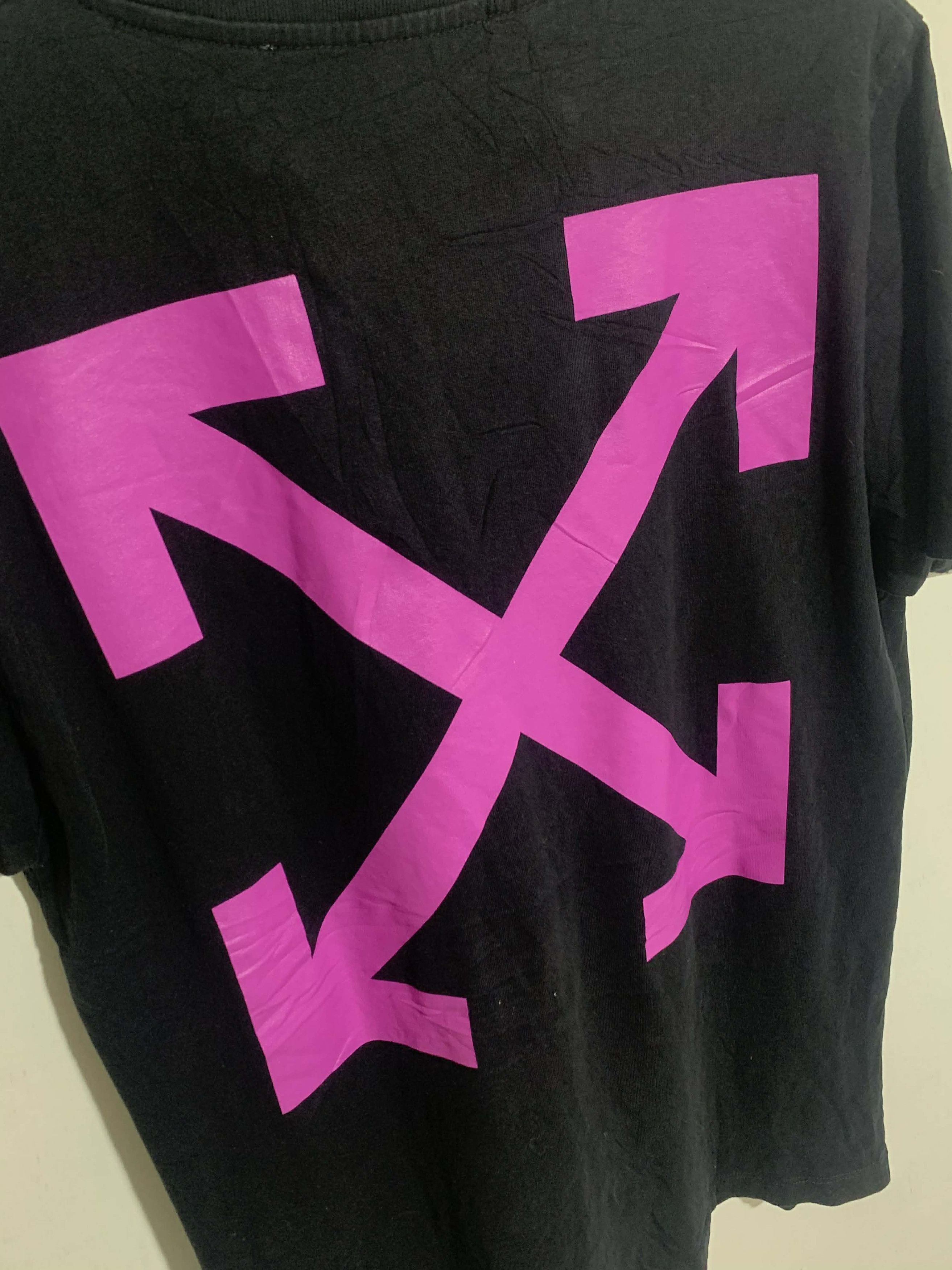 Off-White OFF-WHITE Arrow Caravaggio St Fran Slim Tee Black Size US S / EU 44-46 / 1 - 4 Thumbnail