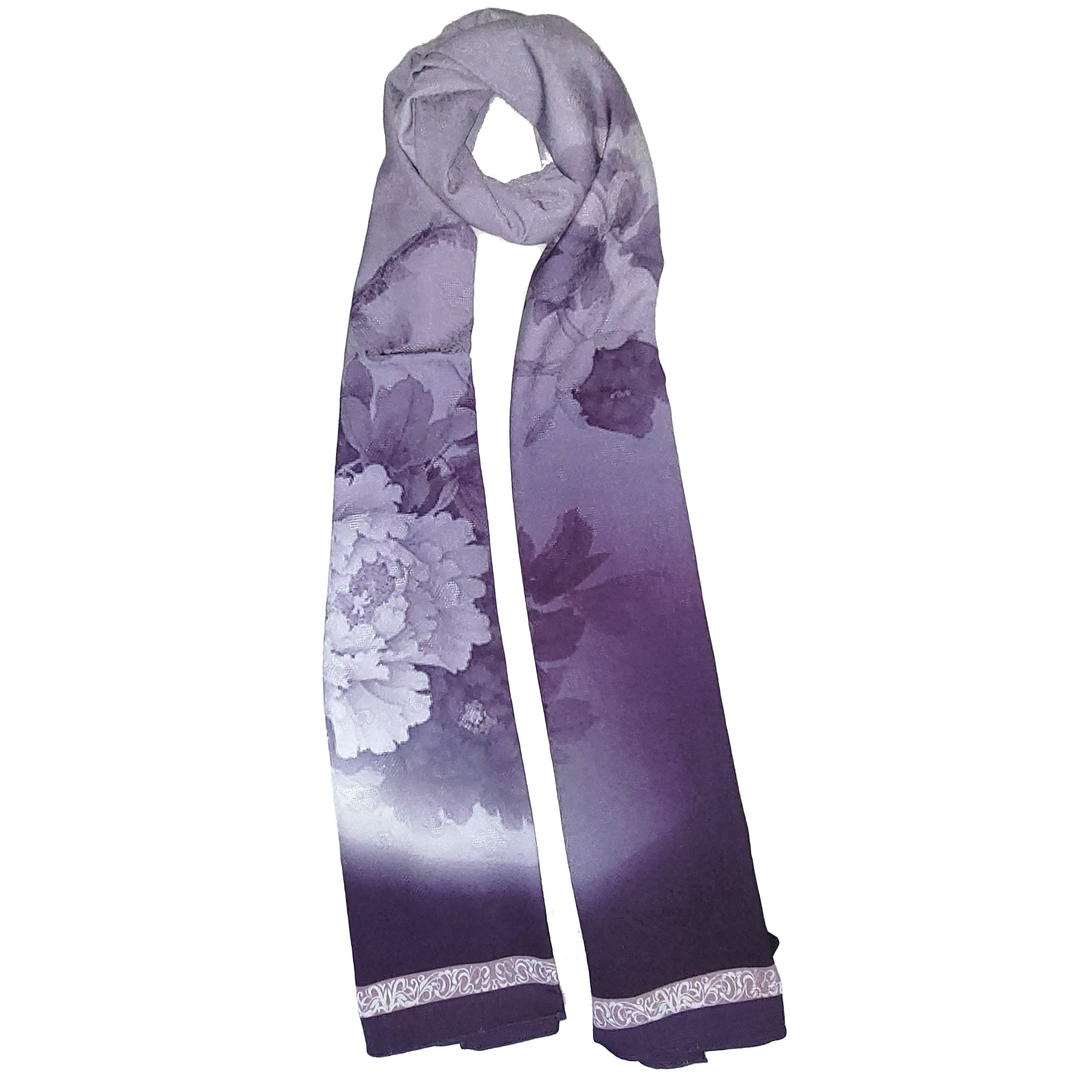 Other Double-Sided Silk Scarf 27"x70" Long Rectangle 3301 Size ONE SIZE - 7 Thumbnail