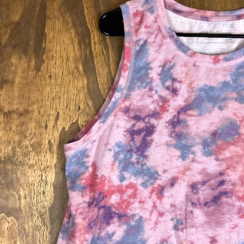 Eddie Bauer Eddie Bauer Womens Tank Pink Purple Tie Dye Switchback Activewear XLarge Tank Womens XL Pink Tie Dye Switchback Activewear Size XL / US 12-14 / IT 48-50 - 4 Thumbnail