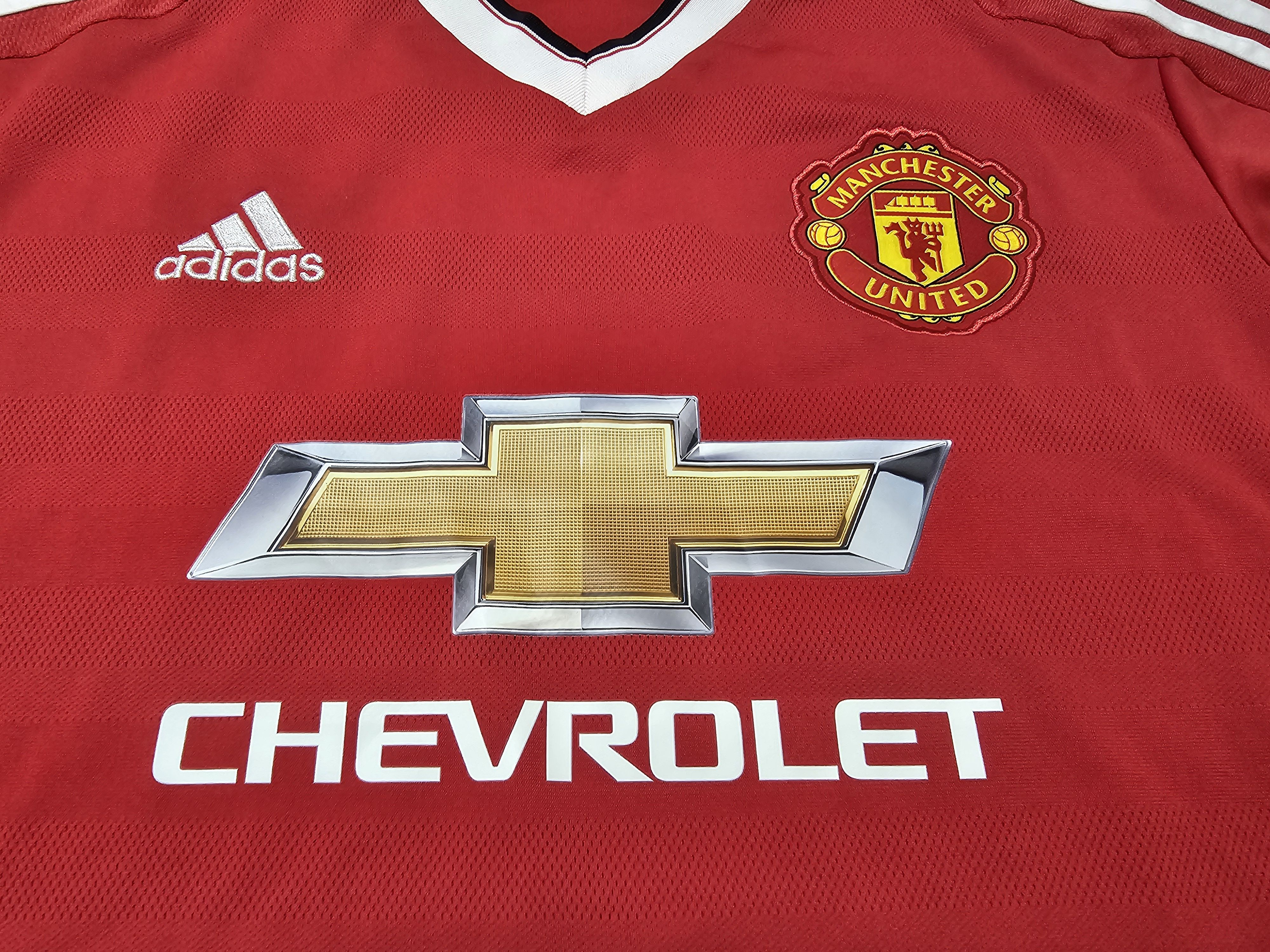 Adidas MANCHESTER UNITED 2015 2016 HOME FOOTBALL SOCCER JERSEY Size US XL / EU 56 / 4 - 3 Thumbnail