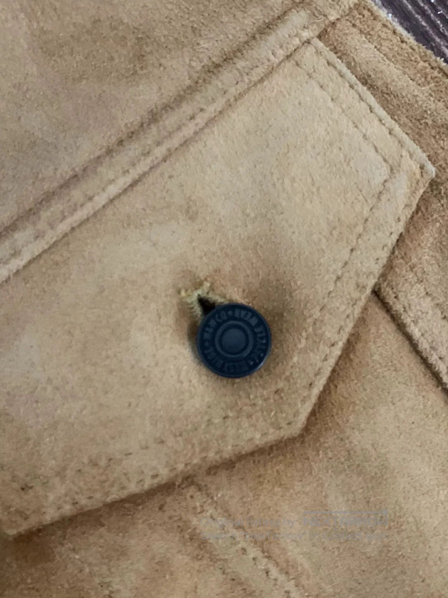 WEST RIDE soft beige suede vest with pockets. Size US M / EU 48-50 / 2 - 6 Thumbnail