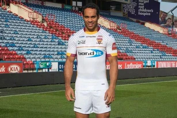 O'Neill HUDDERSFIELD GIANTS RUGBY JERSEY 2017 ENGLAND RUGBY JERSEY Size US M / EU 48-50 / 2 - 8 Thumbnail