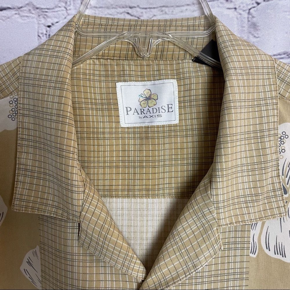 Other Paradise by Axis 100% Silk Shirt Size L Size US L / EU 52-54 / 3 - 7 Thumbnail