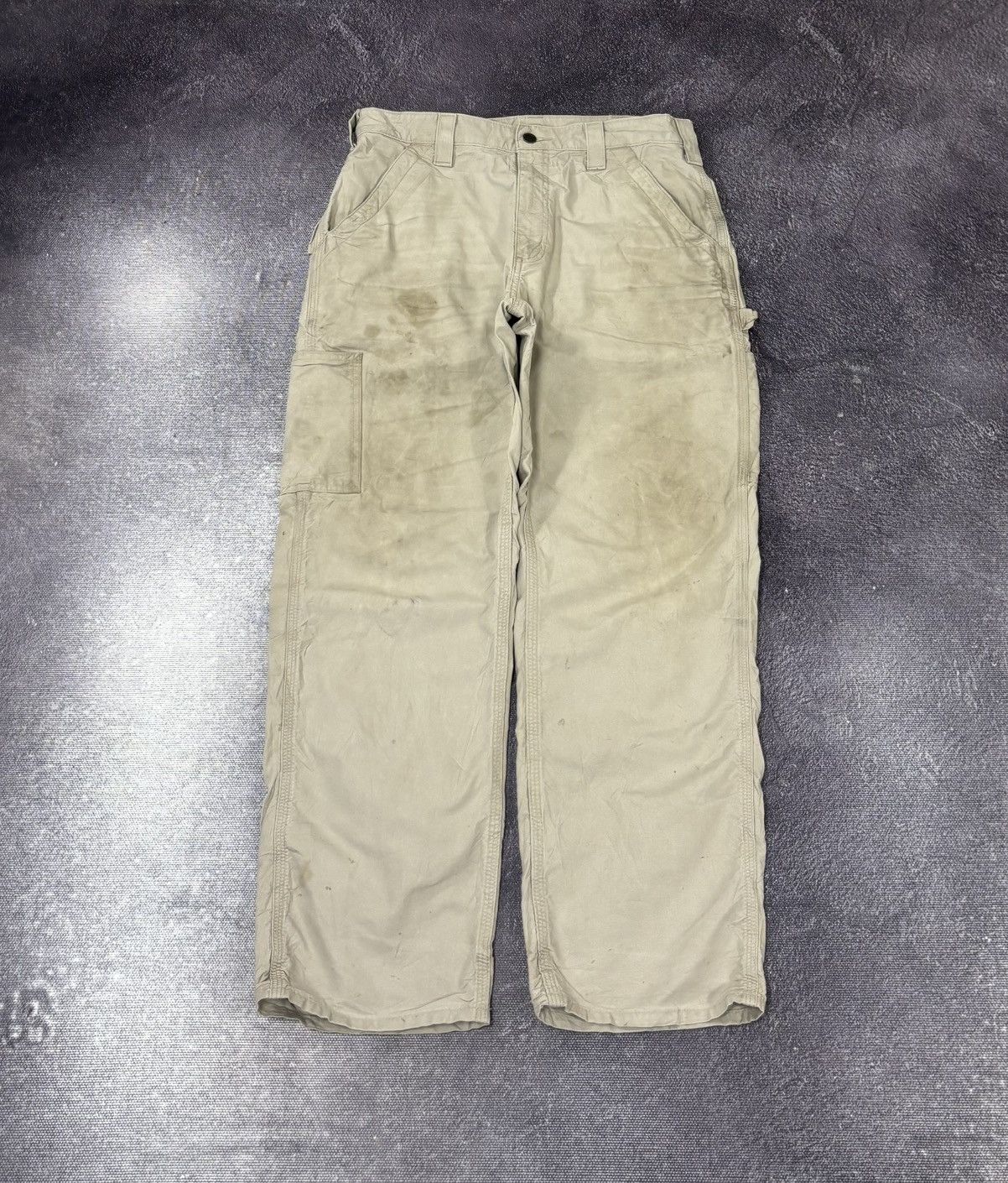 Carhartt Vintage Carhartt Original Dungaree Fit Baggy Carpenter Pants Size US 32 / EU 48 - 2 Thumbnail