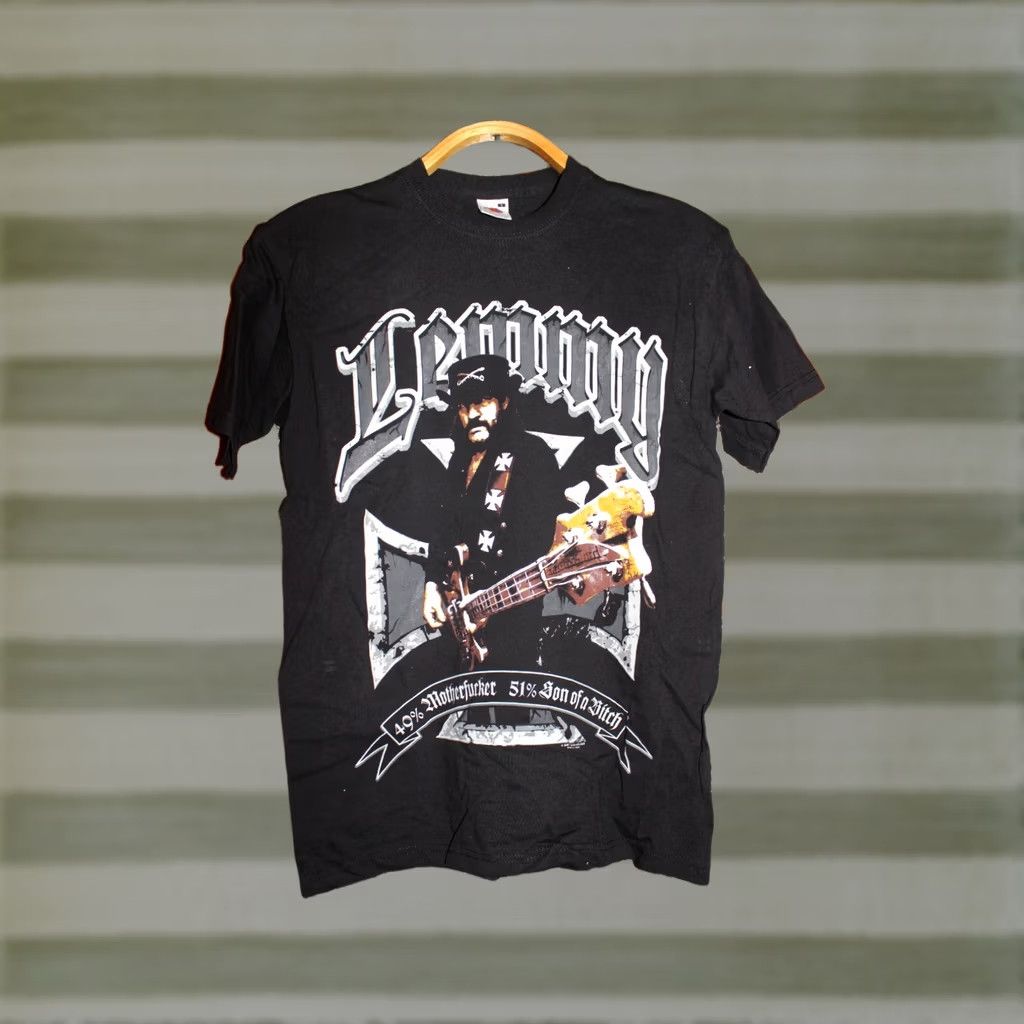 Vintage VINTAGE MOTORHEAD T-shirt Mens S black 2008 LENNY 49%Mother - 51% son of a B - concert 90s theme Size US S / EU 44-46 / 1 - 1 Thumbnail