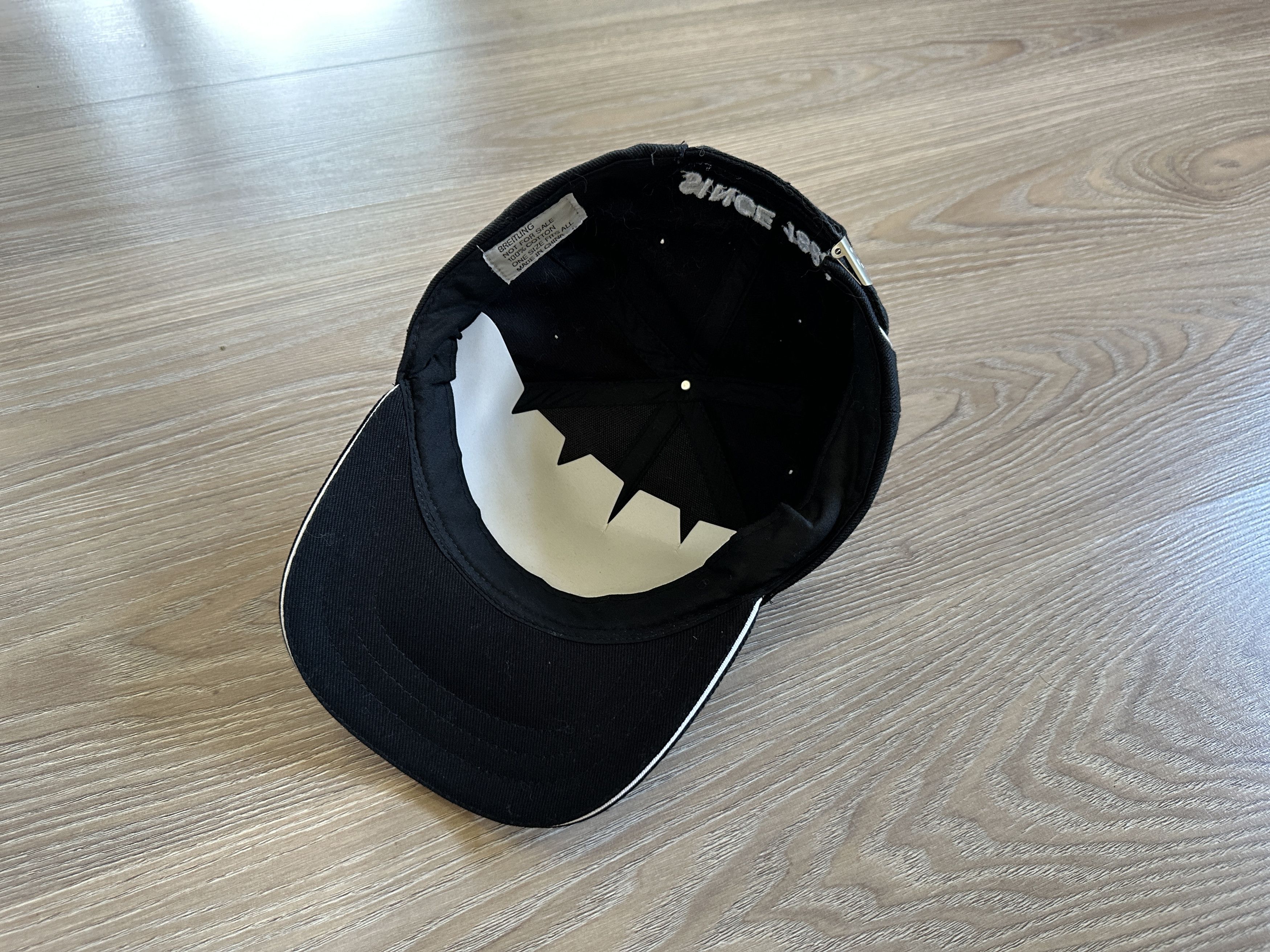 Breitling × Designer Breitling New Black Baseball Cap Size ONE SIZE - 7 Thumbnail