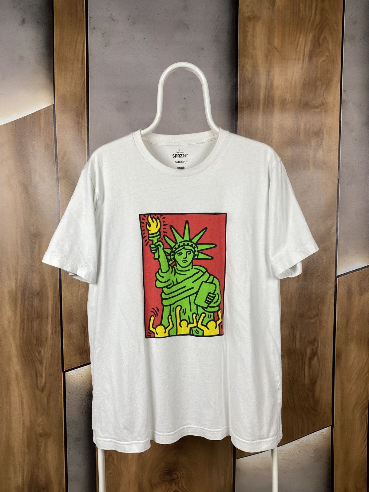Keith Haring 🗽T-Shirt Keith Haring & Uniqlo Art Tee🗽 Size US L / EU 52-54 / 3 - 1 Thumbnail