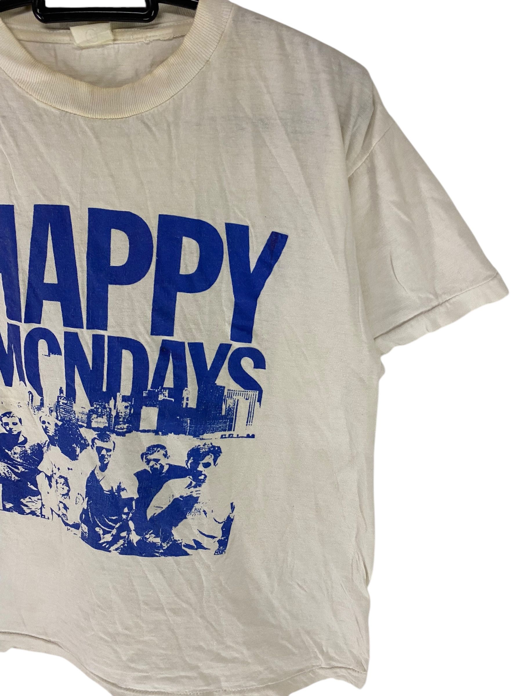 Band Tees × Vintage Rare 80s Happy Mondays line up promo shirt Size US M / EU 48-50 / 2 - 4 Thumbnail
