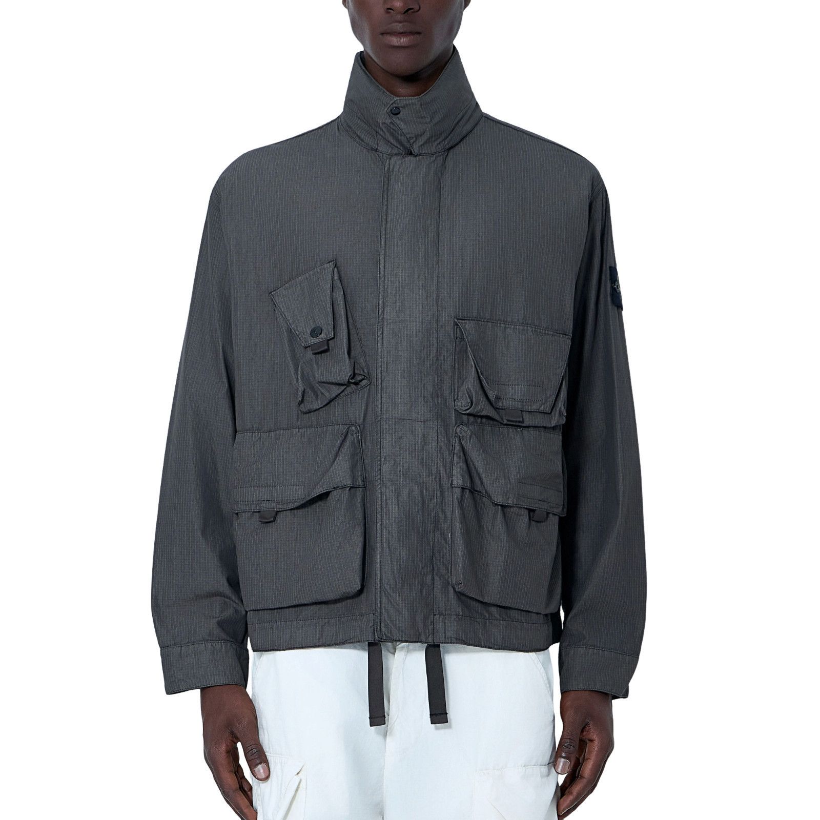 Stone Island STONE ISLAND Gray Technical Ripstop Field Jacket New & Authe Size US XXL / EU 58 / 5 - 1 Preview
