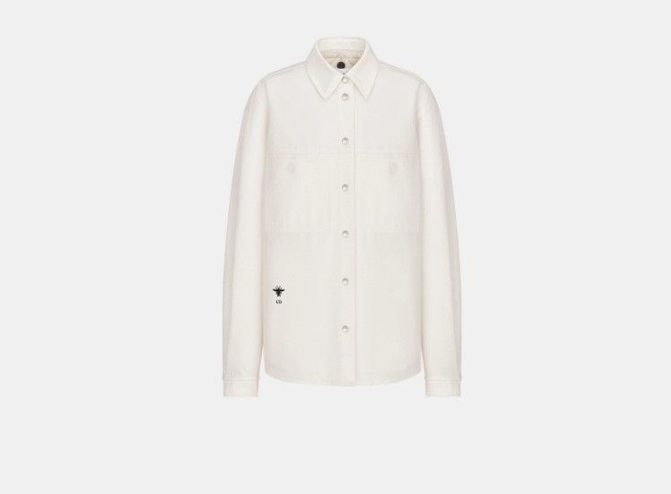 o1w1db10225 411C30A3 2-in-1 Peacoat in White