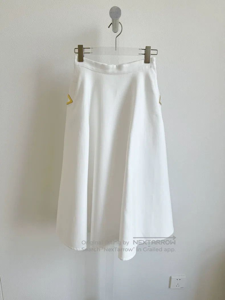 Valentino Valentino White skirt Size S / US 4 / IT 40 - 4 Thumbnail