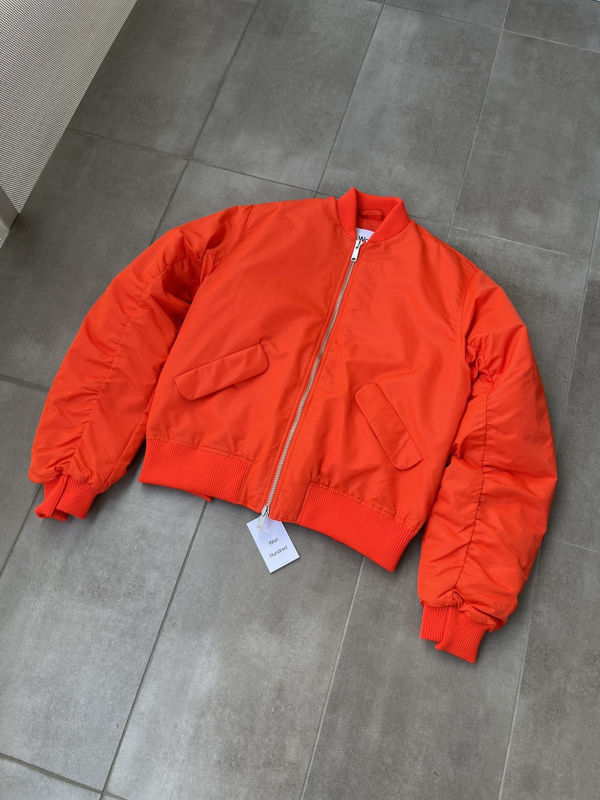 Acne Studios !DS! SS23 Won Hundred Reykjavik M Red Bomber Jacket Size US L / EU 52-54 / 3 - 8 Thumbnail