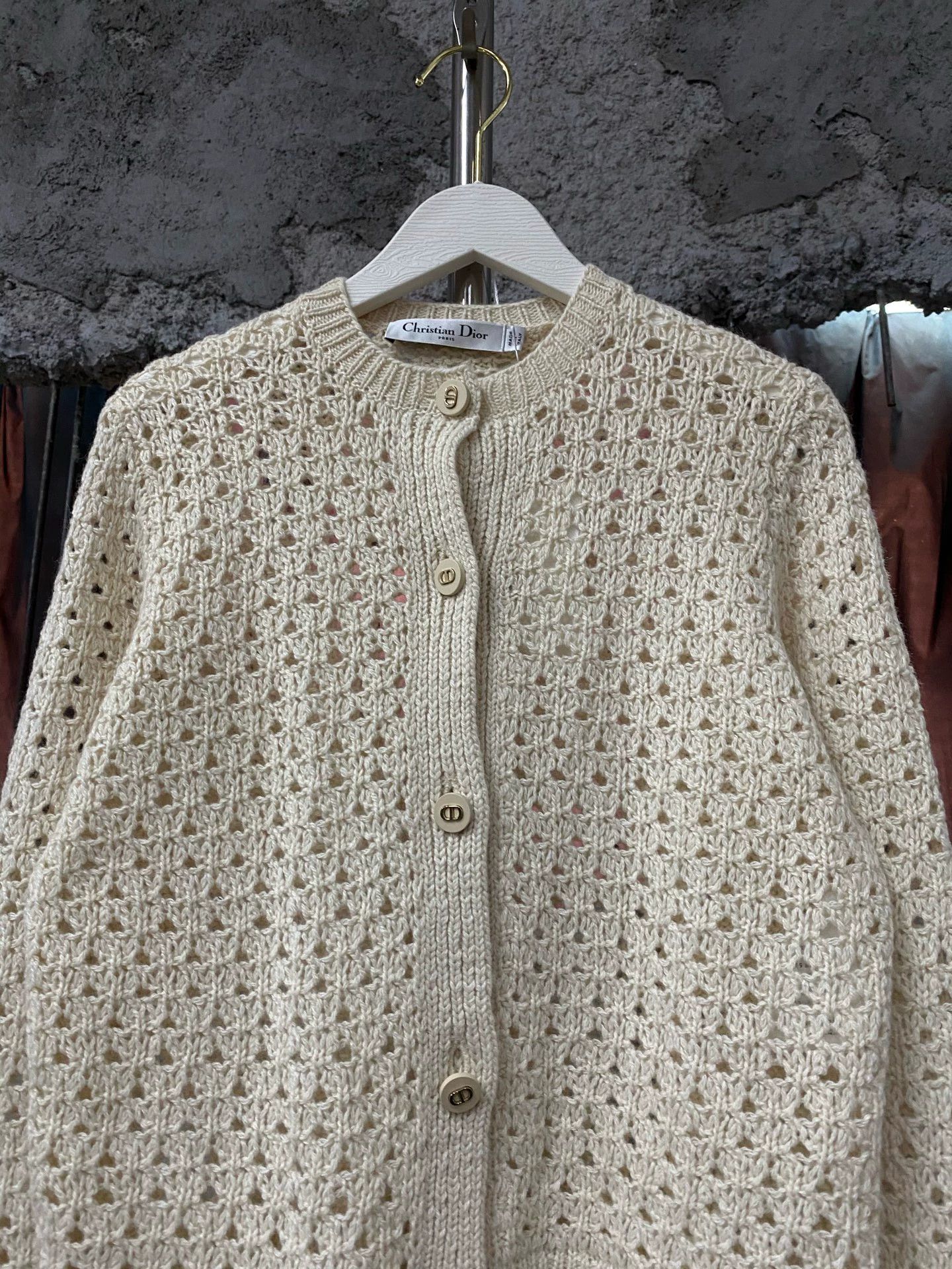 Dior Dior Women's Lace Wool Cardigan 38 Size S / US 4 / IT 40 - 3 Thumbnail