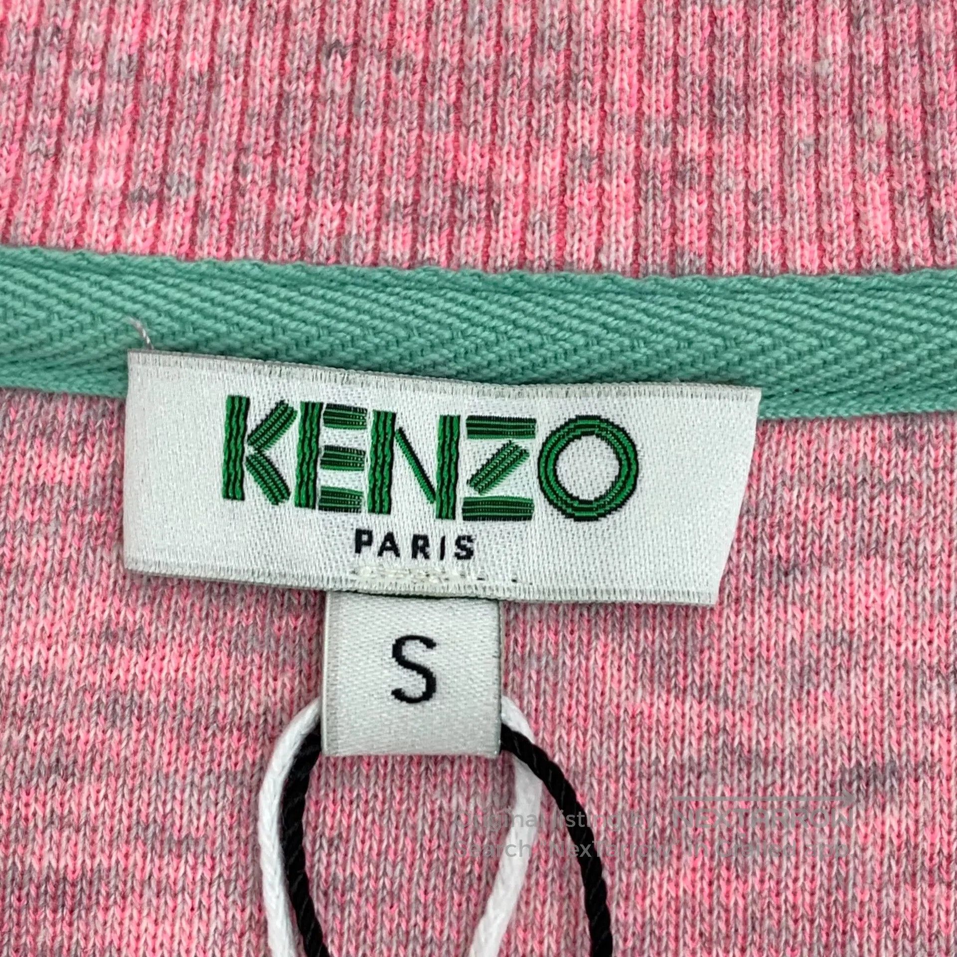 Kenzo Kenzo Pink logo eye embroidery round neck long sleeve swea Size US S / EU 44-46 / 1 - 5 Thumbnail