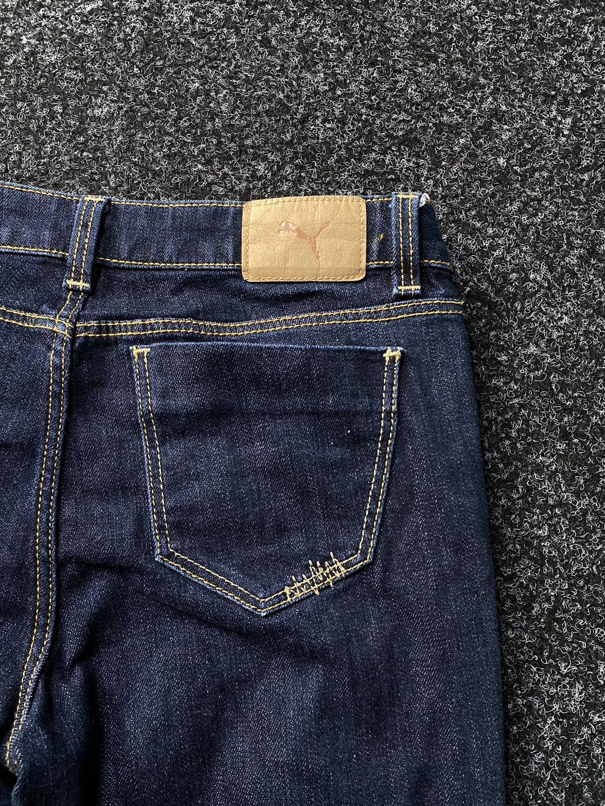 Puma × Vintage Y2K 00s Puma Vintage denim jeans Size 28" / US 6 / IT 42 - 16 Thumbnail