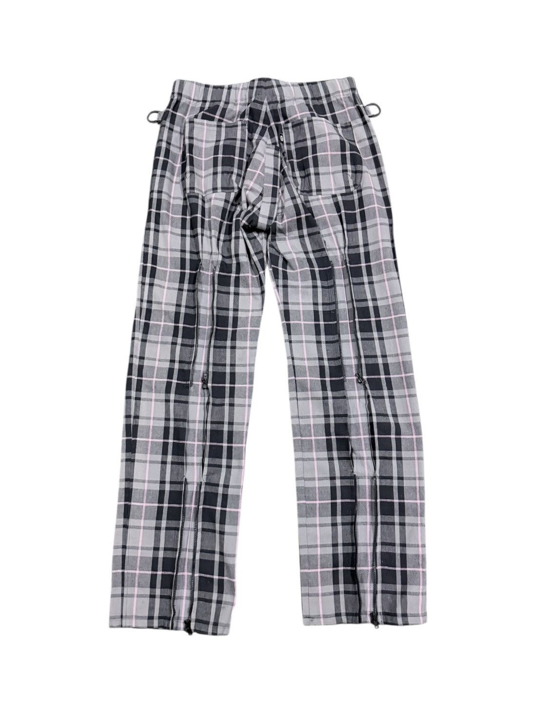 Montage Vtg🔥Montage Zipper Fatigue Pocket Tartan Pants Size US 33 - 2 Thumbnail