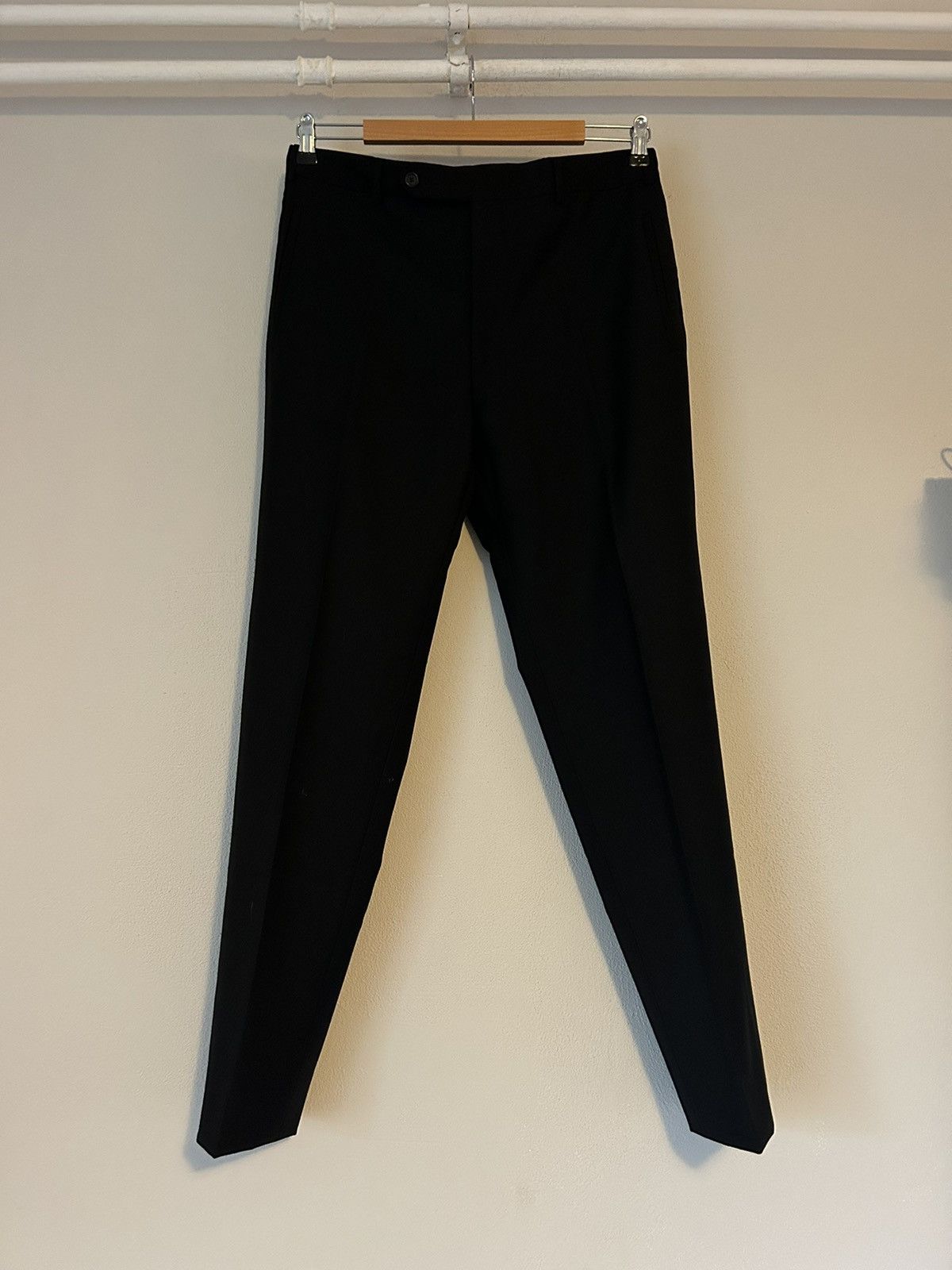 image of Prada Virgin Wool Pants in Black, Men's (Size 34)