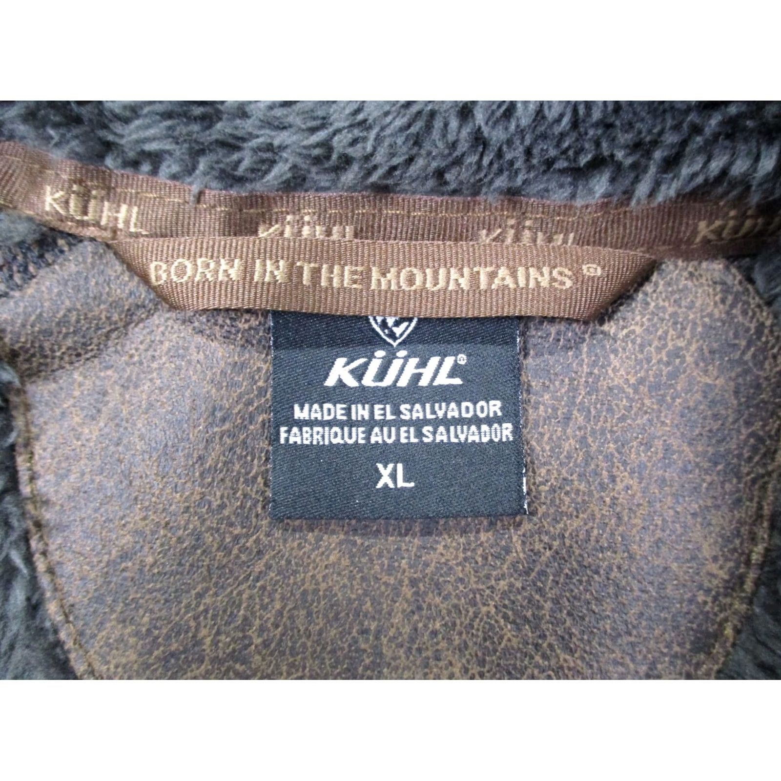 Vintage Kuhl Hoodie Womens XL Brown Vest Jacket Fuzzy Fleece Outdoors Hiking Camping Size XL / US 12-14 / IT 48-50 - 6 Thumbnail