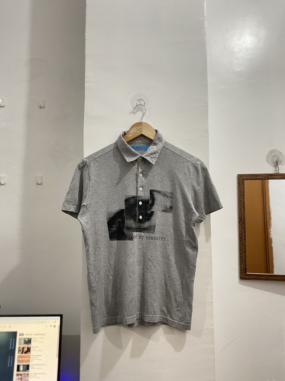 Katharine Hamnett London VINTAGE KATHERINE HAMNETT LONDON GRAPHICS EYES LOGO SHIRT Size M / US 6-8 / IT 42-44 - 1 Thumbnail