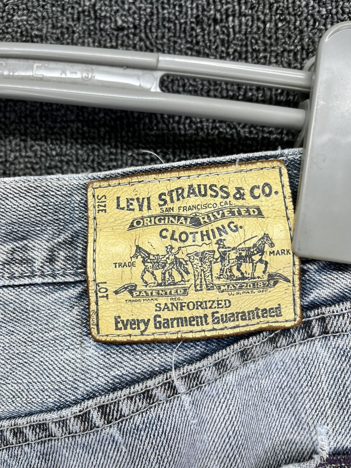 Levi's Vintage 90s Levi's Trashed Jeans Denim Pants Size US 31 - 9 Thumbnail