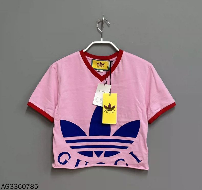 Gucci Gucci Adidas Pink Short Sleeve TShirt-2506 Size XS / US 0-2 / IT 36-38 - 2 Thumbnail