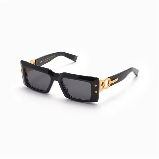 Balmain o1g2r1mq1024 Size: OS / Sunglasses in Black & Gold Size ONE SIZE - 2 Thumbnail
