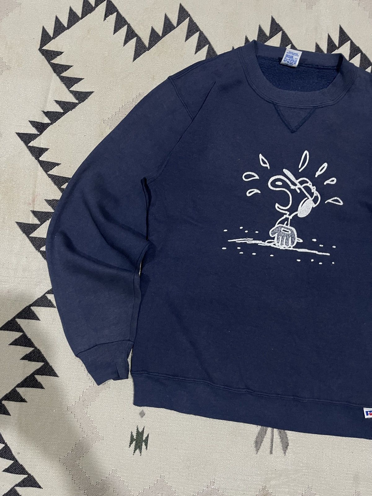 Russell Athletic 90s SNOOPY X RUSSELL ATHLETIC FADED SWEATSHIRT RARE Size US S / EU 44-46 / 1 - 3 Thumbnail