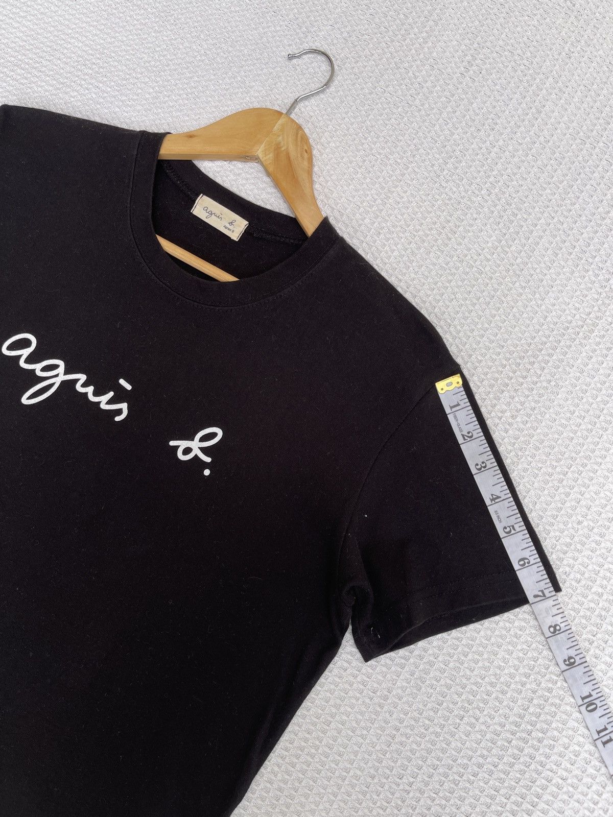 agnes b. Rare🔥Vintage Agnes B. Spellout ERD GRUNGE TEE Size US M / EU 48-50 / 2 - 8 Thumbnail