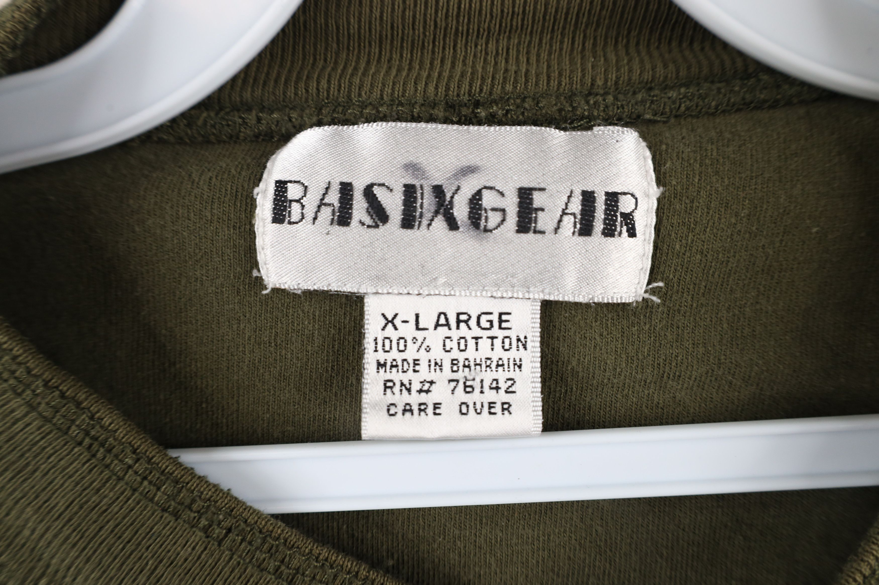 Vintage Vintage 90s Streetwear Long Sleeve Henley T-Shirt Olive Size US XL / EU 56 / 4 - 4 Thumbnail