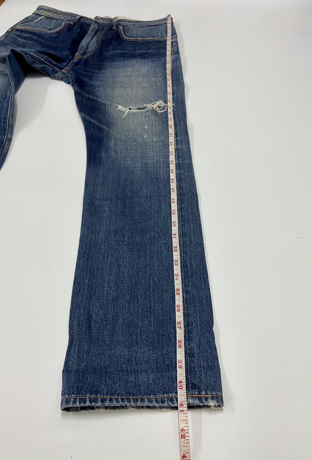 Japanese Brand × Nonnative NONNATIVE SELVEDGE DISTRESSED JEANS Size US 33 - 9 Thumbnail