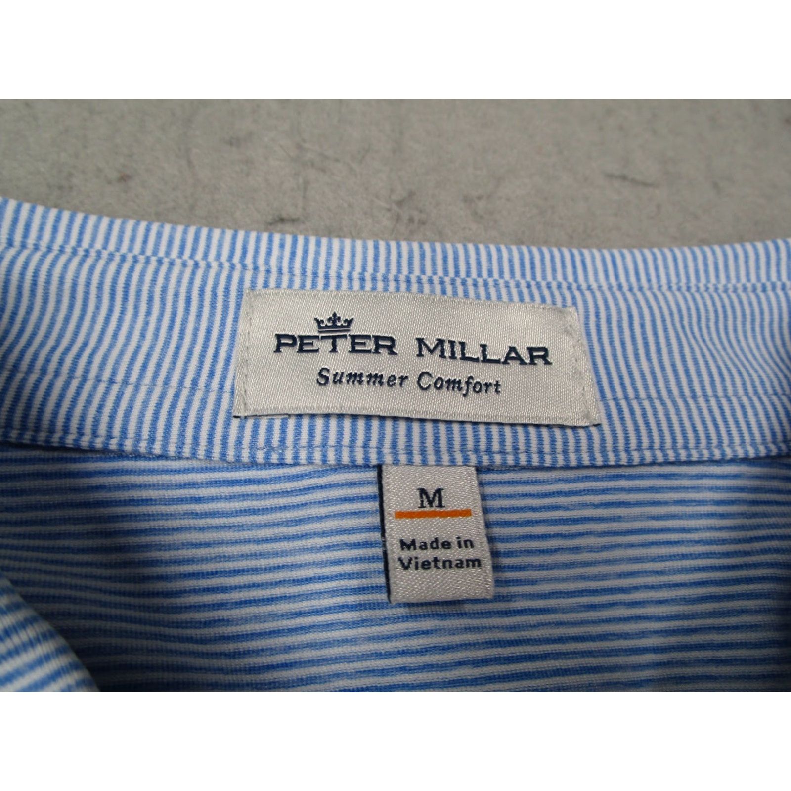 Peter Millar Peter Millar Summer Comfort Polo Men Medium Blue Sinclair Golf Logo Size US M / EU 48-50 / 2 - 2 Thumbnail