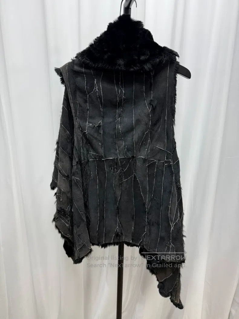 Ann Demeulemeester Ann Demeulemeester Size S sheepskin patchwork vest Size S / US 4 / IT 40 - 4 Thumbnail