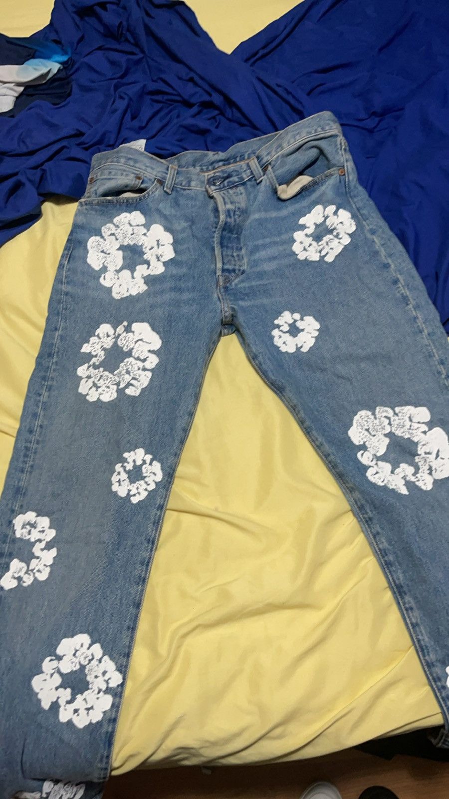 Designer Demin tears male jeans Size US 34 / EU 50 - 2 Thumbnail