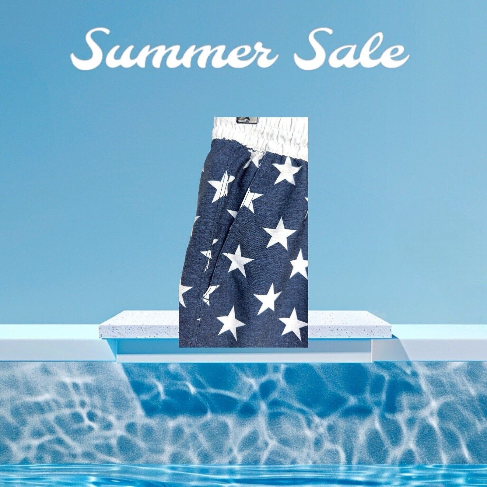 Hurley Hurley Swin Board Shorts M Red White And Blue Stars Stripes Size US 26 / EU 42 - 15 Thumbnail