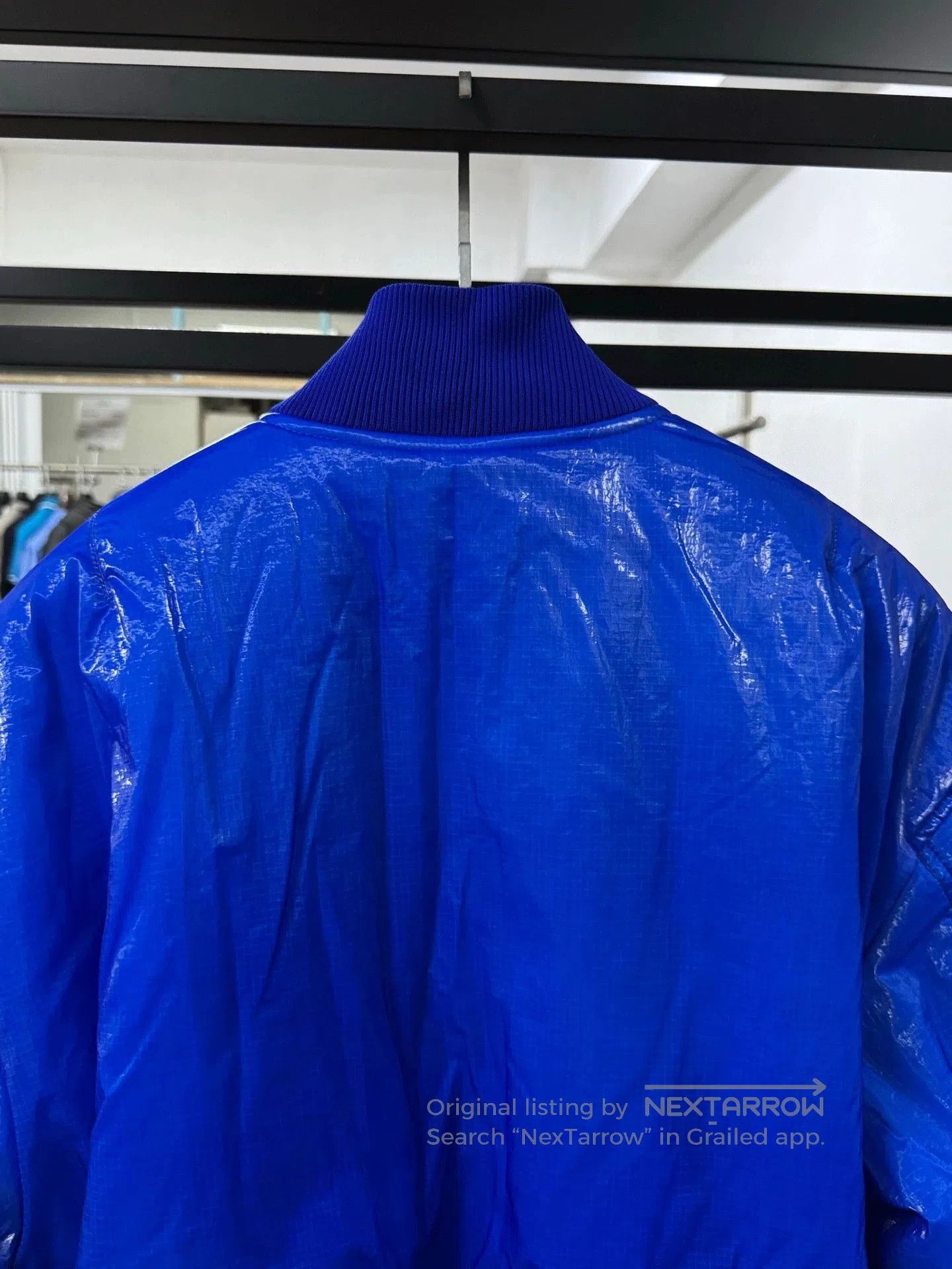 Gucci gucci men's bomber jacket in blue. Size US L / EU 52-54 / 3 - 6 Thumbnail