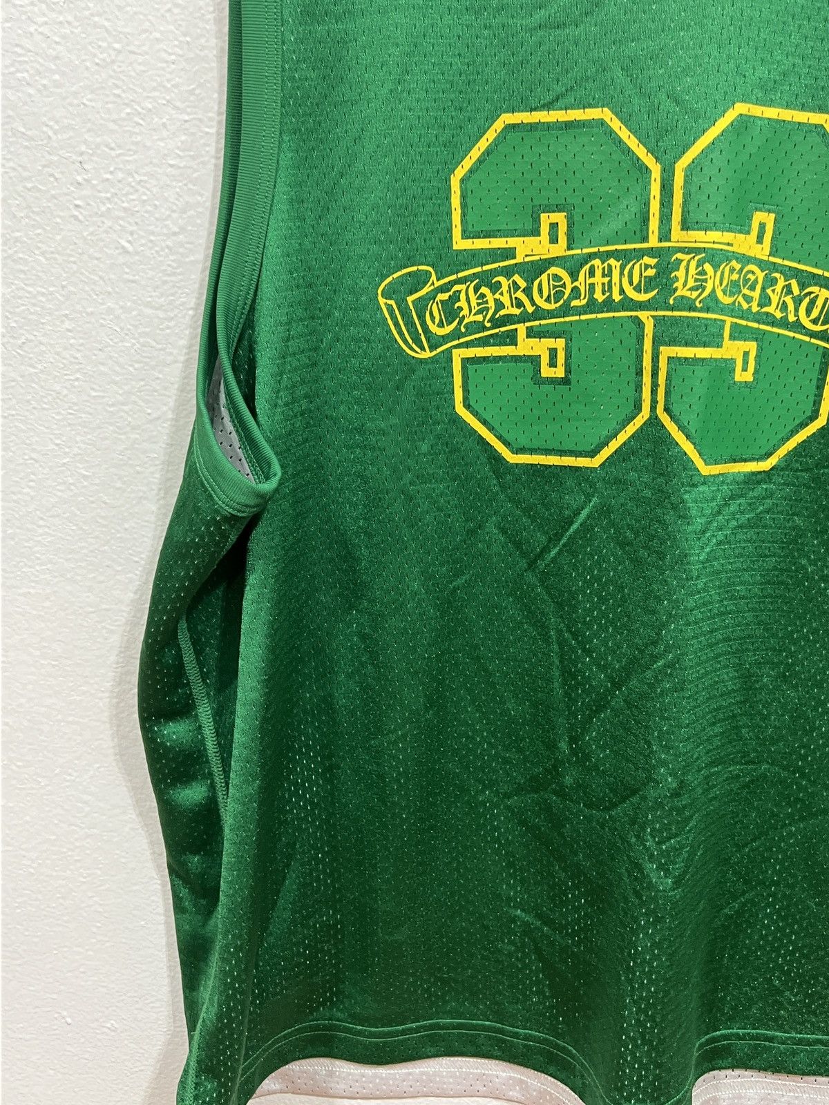 Chrome Hearts Chrome Hearts Basketball Green/Yellow Jersey Size US M / EU 48-50 / 2 - 4 Thumbnail