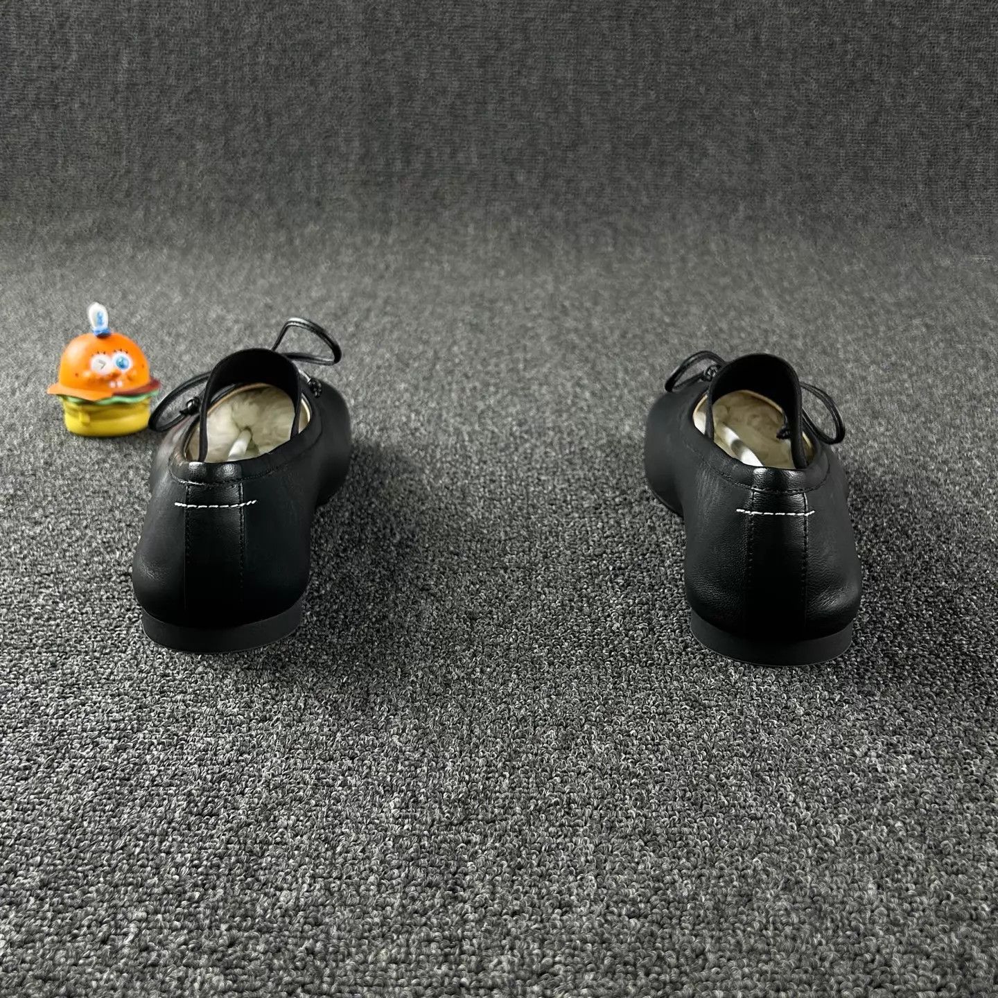 Maison Margiela Maison Margiela Black Bow Black Laces Flats 37.5 Size US 7 / IT 37 - 5 Thumbnail