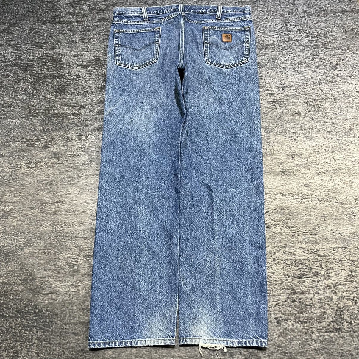 Carhartt Vintage Carhartt Blue Faded Workwear Skater 2000s Jeans Size US 40 / EU 56 - 2 Thumbnail
