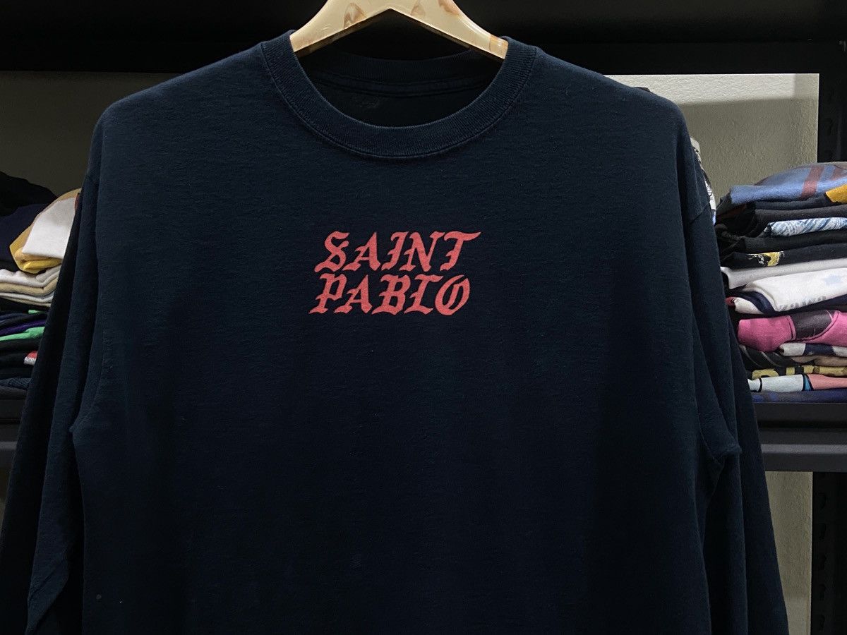 Designer × Kanye West Y2K 00s Kanye West SAINT PABLO Tour Tshirt Size US M / EU 48-50 / 2 - 3 Thumbnail
