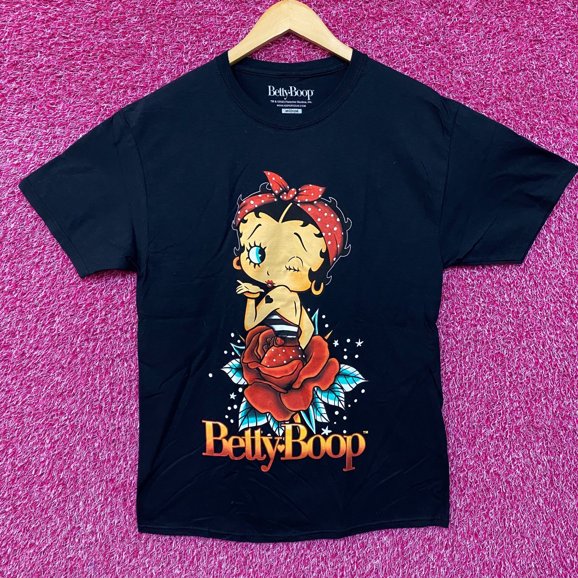 Other Betty Boop Rose Design T-Shirt Medium Size US M / EU 48-50 / 2 - 1 Thumbnail