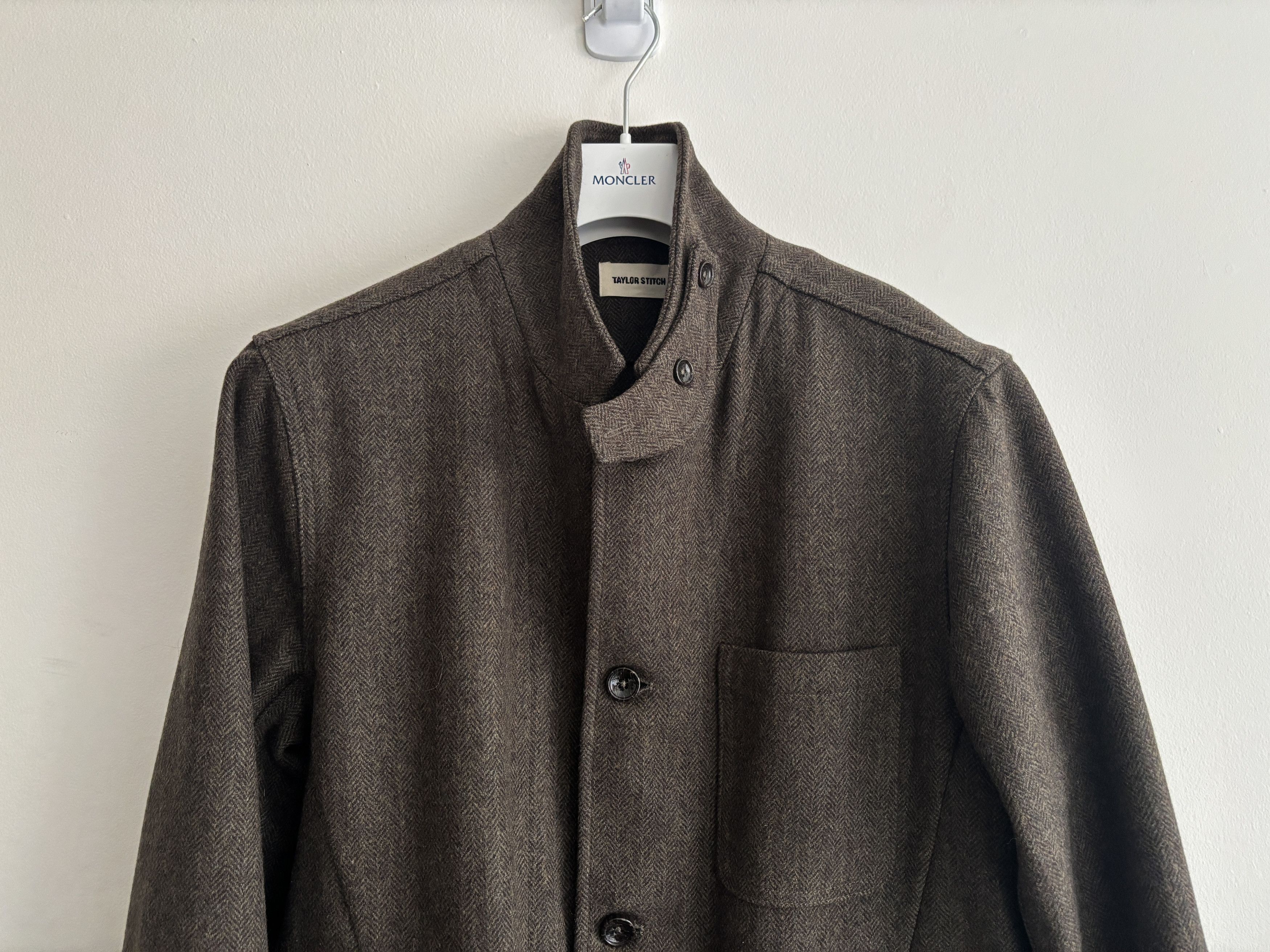 Taylor Stitch Olive Brown Wool Tweed Norfolk Hunting Jacket / Blazer- L Size US L / EU 52-54 / 3 - 2 Thumbnail