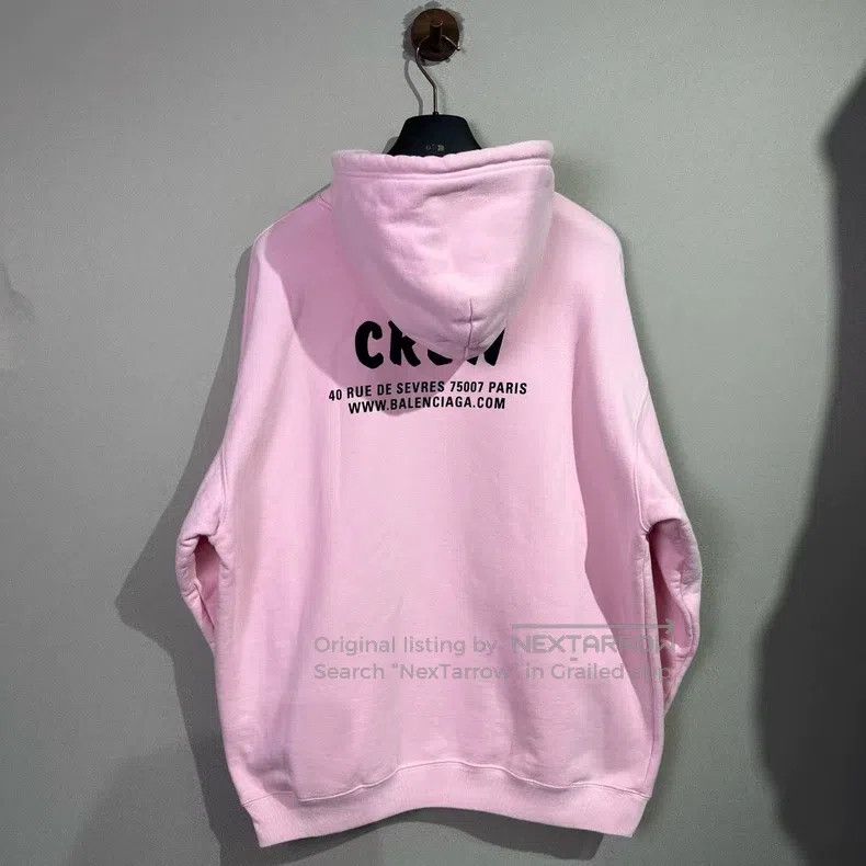 Balenciaga Balenciaga Pink Crew Sweatshirt Size US XS / EU 42 / 0 - 2 Thumbnail