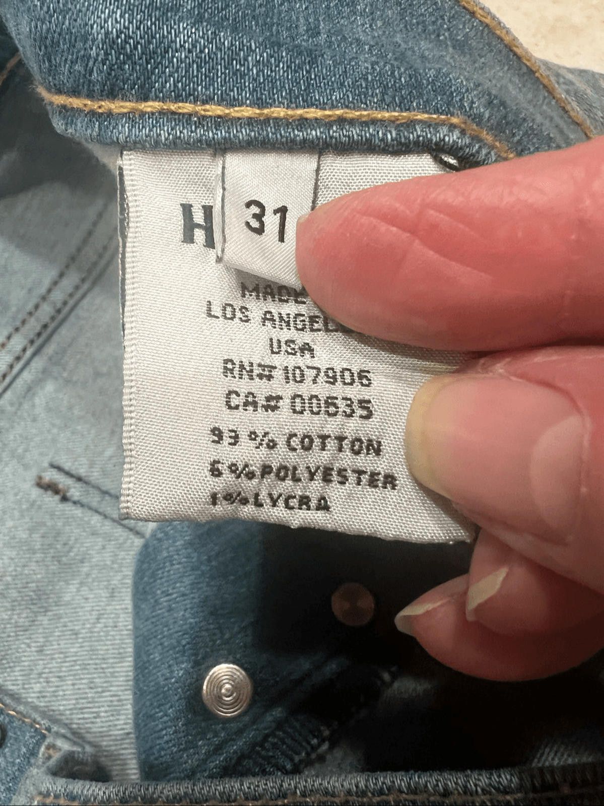 Hudson Hudson Men’s Button Fly Dandy Slouchy Straight jeans 31/33 Size US 31 - 4 Thumbnail